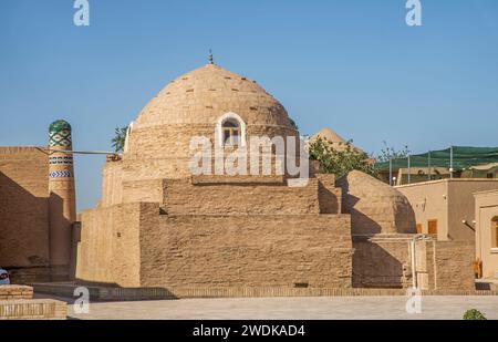 Mausoleo di Sayid Allauddin a Khiva. Uzbekistan Foto Stock