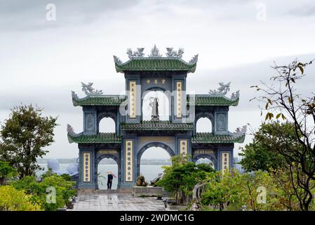 Linh Ung Pagoda (Bai but) a da Nang, Vietnam Foto Stock