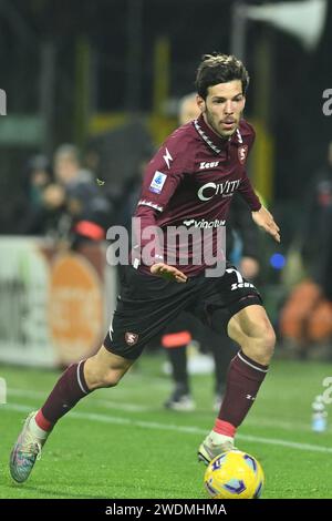 Salerno,Italia,21,gennaio,2024 durante la serie A Macth tra US Salernitana 1919 vs Genoa CFC Credit:Agostino Gemito/ Alamy Live News Foto Stock