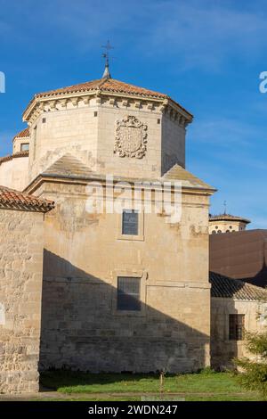 Chiesa di Santa María nella città di Briviesca, provincia di Burgos, Spagna. Foto Stock