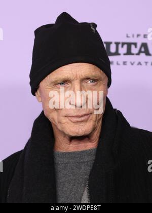 Park City, Stati Uniti. 20 gennaio 2024. Ed Harris arriva alla prima di "Love Lies Bleeding" durante il Sundance Film Festival 2024 tenutosi all'Eccles Theatre il 20 gennaio 2024 a Park City, Utah. © JPA/AFF-USA.com credito: AFF/Alamy Live News Foto Stock