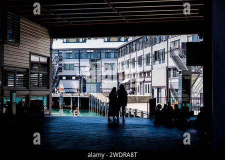 The Rocks: Quartiere turistico storico di Sydney e del porto Foto Stock