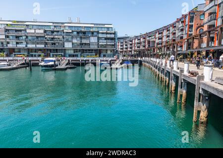 The Rocks: Quartiere turistico storico di Sydney e del porto Foto Stock