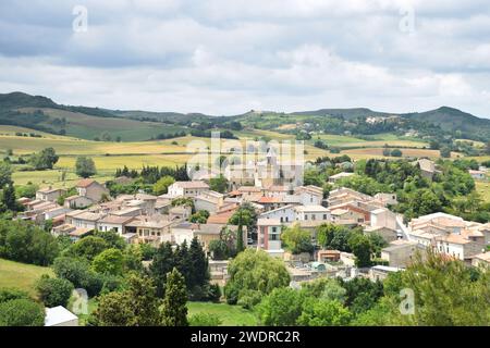 Villaggio di Laurabuc, Aude, Francia Foto Stock