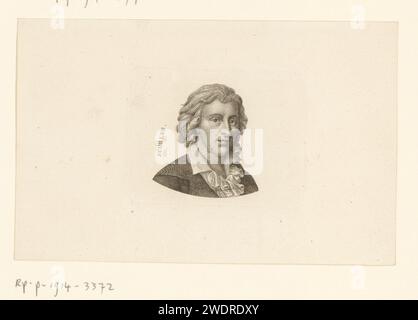 Ritratto van Friedrich von Schiller, Ernst Ludwig Riepenhausen, 1775 - 1840 carta stampata incisione persone storiche. scrittore, poeta, autore Foto Stock