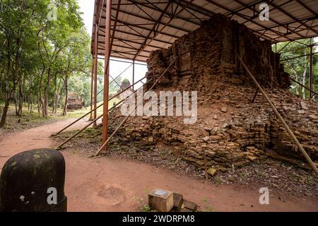 Le rovine del tempio di mio figlio in Vietnam Foto Stock