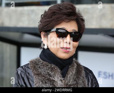 Michele Kong nuovo proprietario della London City Lionesses e proprietario della Nation Women Soccer League(NWSL)Washington Spirit durante la fa Women's Championship soc Foto Stock