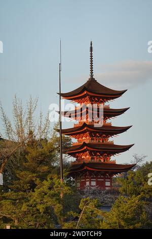 Toyokuni Shrine Pagoda a cinque piani Foto Stock