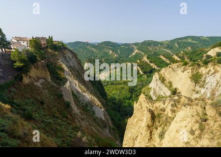 Aliano, città storica della provincia di potenza, Basilicata, Italia Foto Stock