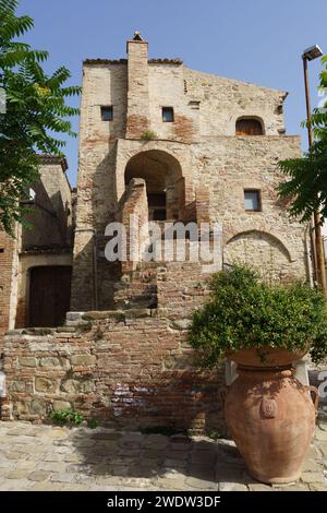 Aliano, città storica della provincia di potenza, Basilicata, Italia Foto Stock