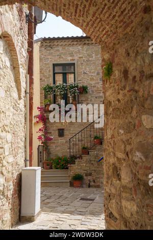 Aliano, città storica della provincia di potenza, Basilicata, Italia Foto Stock