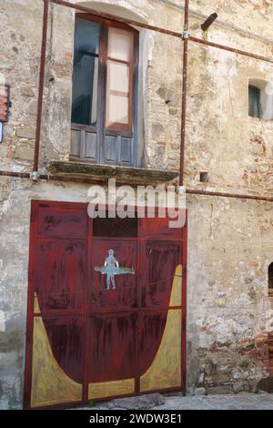 Aliano, città storica della provincia di potenza, Basilicata, Italia Foto Stock