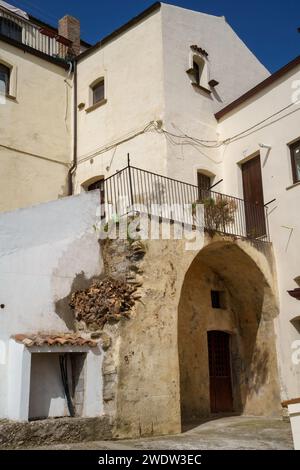 Aliano, città storica della provincia di potenza, Basilicata, Italia Foto Stock