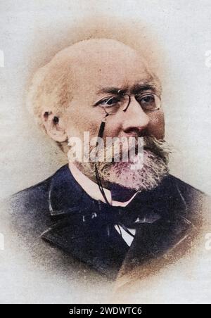 Octave Feuillet, 1821-1890. Französischer Romancier und Dramatiker., Historisch, digital restaurierte Reproduktion von einer Vorlage aus dem 19. Jahrhundert, data record non indicata Foto Stock