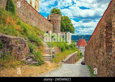 Veste Oberhaus a Passau, Baviera, Germania Foto Stock