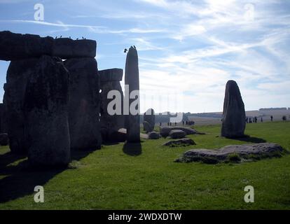 WILTSHIRE/ INGHILTERRA /Regno Unito  Stonehenge nei pressi di Amesbury, il più antico sito patrimonio storico nei pressi di Ameshbury, Wiltshire, 9 settembre 2012 (foto di DZ/ Dean Pictures) Foto Stock