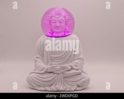 Una bella meditazione decorativa budha Foto Stock