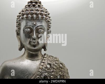 Una bella meditazione decorativa budha Foto Stock