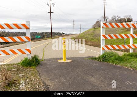 Base Lake Road, El Dorado Hills, CA Foto Stock