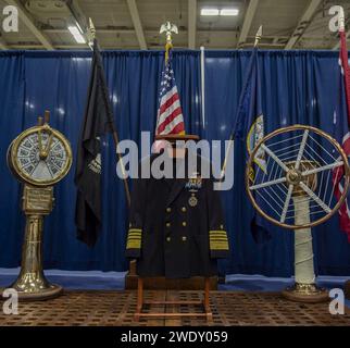 Cerimonia promozionale ADM. Daryl L. Caudle Foto Stock