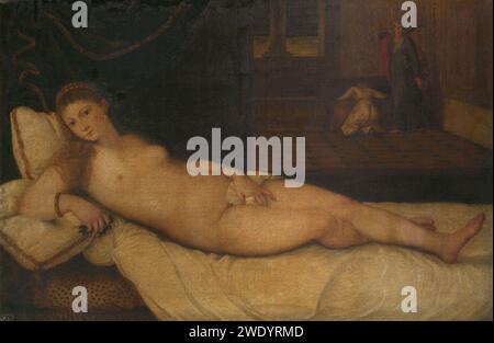 Dopo Tiziano (c. 1488-Venezia 1576) - la Venere di Urbino Foto Stock