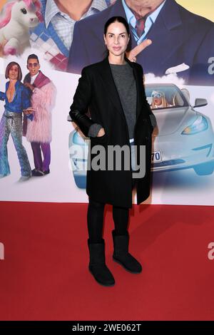 Milano, Italia. 22 gennaio 2024. Milano, anteprima del film “i soliti idioti 3” - Benedetta Mazzini Credit: Independent Photo Agency/Alamy Live News Foto Stock