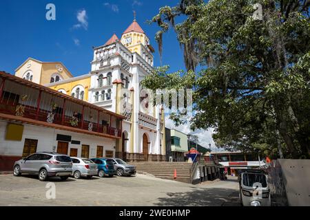 Betulia, Antioquia - Colombia. 27 dicembre 2023. È uno dei comuni di coltivazione del caffè del dipartimento. Fondata il 27 settembre 1849 Foto Stock