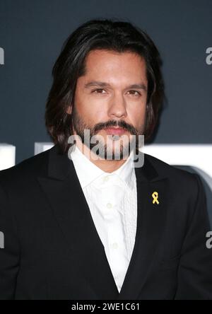 Londra, Regno Unito. 22 gennaio 2024. Shahar Isaac partecipa alla premiere globale della quarta stagione di "The Chosen" all'Empire Cinema di Leicester Square, Londra. Credito: SOPA Images Limited/Alamy Live News Foto Stock