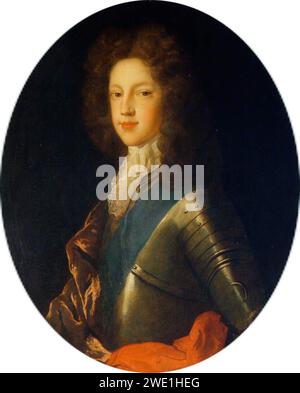 Alexis-Simon Belle (1674-1734) - Principe James Francis Edward Stuart (1688-1766), 'The Old Pretender' Foto Stock