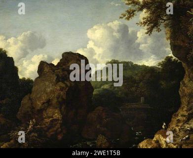 Allart van Everdingen (1621-1675) - paesaggio norvegese Foto Stock