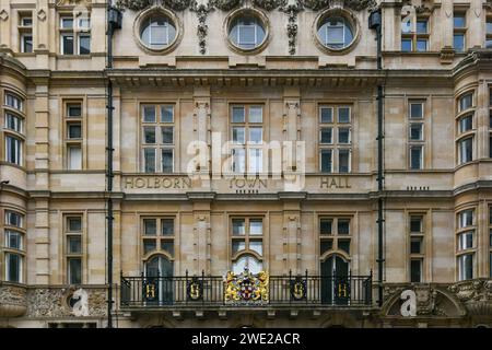 Holborn Town Hall, Londra. Il municipio di Holborn è un edificio municipale di High Holborn, Holborn, Londra. Foto Stock