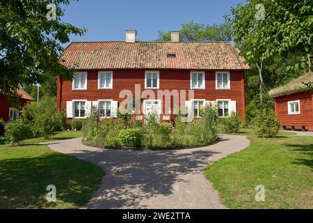 Linnés Hammarby, Linnés Summerhouse Hammarby vicino a Uppsala, Svezia Foto Stock