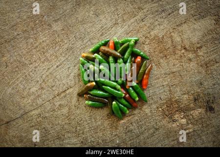 Freddo per l'occhio di uccello , utilizzato nei curry e in altri alimenti Foto Stock