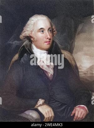 Robert Dundas di Arniston dal 1758 al 1819 Richter und Chief Baron of the Exchequer Court in Scotland, Historisch, digital restaurierte Reproduktion von einer Vorlage aus dem 19. Jahrhundert, data record non indicata Foto Stock