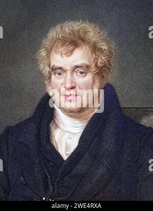 William Jay dal 1769 al 1853 englischer Nonkonformist, Historisch, digital restaurierte Reproduktion von einer Vorlage aus dem 19. Jahrhundert, data record non indicata Foto Stock