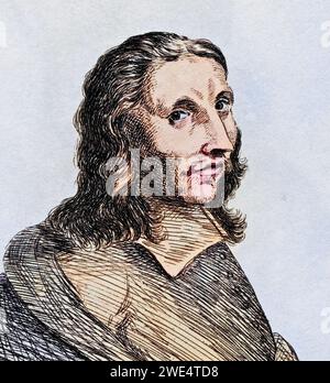 Allart van Everdingen 1621-1675 Holländischer Maler und Drucker, Historisch, digital restaurierte Reproduktion von einer Vorlage aus dem 19. Jahrhundert, data record non indicata Foto Stock