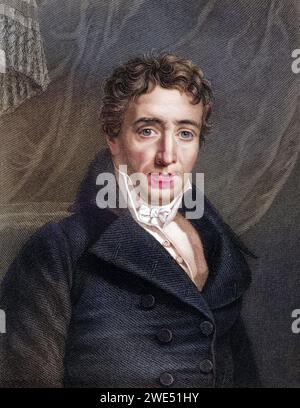 Emmanuel Joseph Sieyes 1748 - 1836 Französischer Abbe, Staatsmann und Politiker während Französischer Revolution, Historisch, digital restaurierte Reproduktion von einer Vorlage aus dem 19. Jahrhundert, data record non indicata Foto Stock