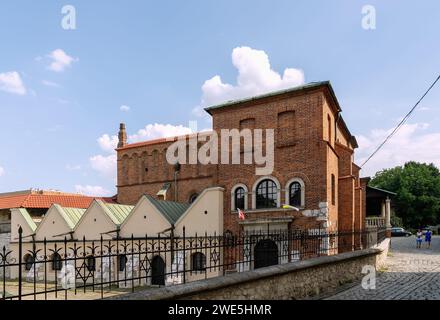 Antica sinagoga (Stara Synagoga) a Kazimierz a Kraków in Polonia Foto Stock