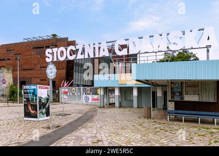 Centro europeo di solidarietà (Europejskie Centrum Solidarności ECS) sulla resistenza dei lavoratori dei cantieri navali e del sindacato di Solidarność (Solidarnos Foto Stock