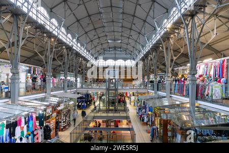 Vecchio mercato Hall (Dominikhalle, Hala Targowa) nella città del diritto (Główne Miasto) a Danzica (Gdańsk) nel voivodato della Pomorskie in Polonia Foto Stock