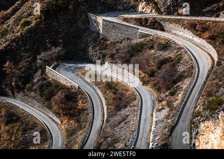 Gap, Francia. 22 gennaio 2024. Recce, durante il Rallye Automobile Monte Carlo 2024, 1° round del WRC World Rally Car Championship 2024, dal 25 al 28 gennaio 2024 a Monte Carlo, Monaco - foto Damien Saulnier/DPPI Credit: DPPI Media/Alamy Live News Foto Stock