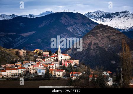 Gap, Francia. 22 gennaio 2024. Recce, durante il Rallye Automobile Monte Carlo 2024, 1° round del WRC World Rally Car Championship 2024, dal 25 al 28 gennaio 2024 a Monte Carlo, Monaco - foto Damien Saulnier/DPPI Credit: DPPI Media/Alamy Live News Foto Stock