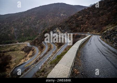 Gap, Francia. 22 gennaio 2024. Ambientazione durante il Rallye Automobile Monte Carlo 2024, 1° round del WRC World Rally Car Championship 2024, dal 25 al 28 gennaio 2024 a Monte Carlo, Monaco - foto Nikos Katikis/DPPI Credit: DPPI Media/Alamy Live News Foto Stock