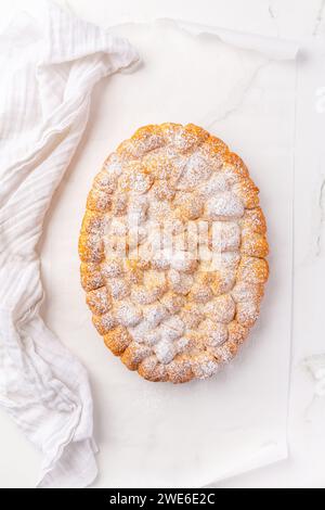 Panini dolci, Buchteln (buchty), Buchteln - tipici panini dolci cechi e austriaci fatti di pasta lievitata Foto Stock