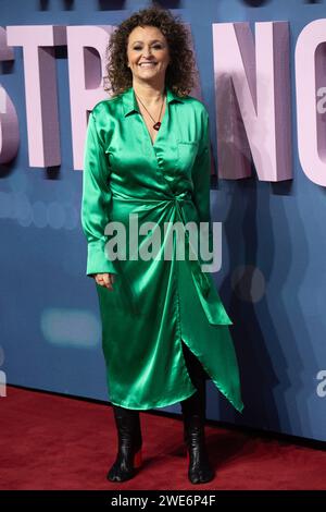 Londra, Regno Unito. 23 gennaio 2024. Nella foto: Nadia Sawalha partecipa allo Screening di gala del Regno Unito di "All of Us Strangers" al BFI Southbank. Credito: Justin ng/Alamy Live News Foto Stock