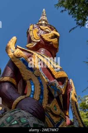 Tempio buddista Wat Ket Karam a Chiang mai, Thailandia Foto Stock