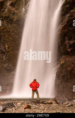 Frankin Falls, Mt Baker-Snoqualmie National Forest, Washington Foto Stock