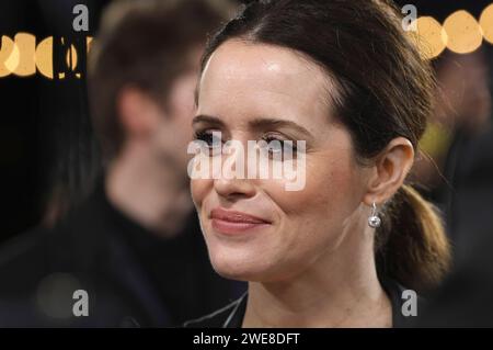 Claire Foy beim Gala-Screening des Kinofilms All of Us Strangers im BFI Southbank. Londra, 23.01.2024 *** Claire Foy al Gala proiezione del film All of Us Strangers al BFI Southbank London, 23 01 2024 foto:xD.xJonesx/xFuturexImagex Strangers 4142 Foto Stock