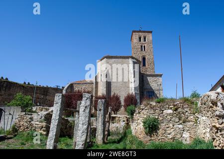 Chiesa di Santa María del Castillo a Buitrago del Lozoya Foto Stock