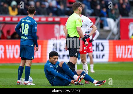 UTRECHT, PAESI BASSI - 21 GENNAIO: Malik Tillman (PSV Eindhoven) durante l'Eredivisie match tra FC Utrecht e PSV Eindhoven a Galgenwaard su Janu Foto Stock